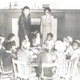 Ruth Acty and her kindergarten class at the Longfellow School in 1943.